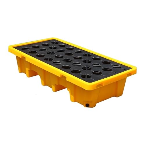 Able Industrial Farbeimer-Tablett – Auffangpalette Für Ölfässer, Garagenlagerung, Langlebig Und Effizient/Yellow-2Pcs/130 * 68 * 30Cm-A Able Industrial Farbeimer-Tablett – Auffangpalette Für Ölfässer, Garagenlagerung, Langlebig Und Effizient/Yellow-2Pcs/130 * 68 * 30Cm-A von Generic