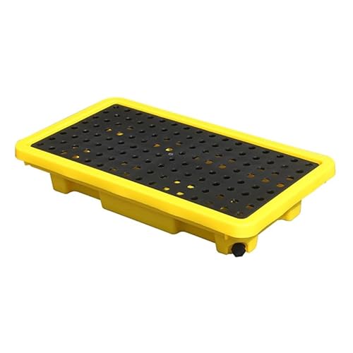Able Industrial Farbeimer-Tablett – Auffangpalette Für Ölfässer, Garagenlagerung, Langlebig Und Effizient/Yellow-2Pcs/66 * 36 * 12Cm von Generic