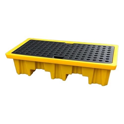 Able Industrial Farbeimer- Und Fassauffangwanne – Modulare Öllagerlösung Für Die Garage/Yellow-5Pcs/130 * 69 * 30Cm von Generic