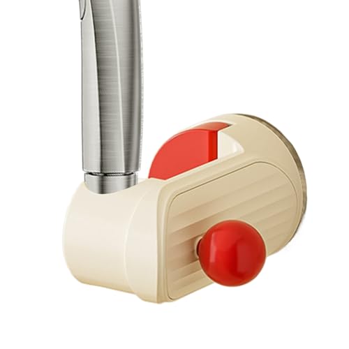 Abnehmbare Dusche – Saughalterung, wasserdichter verstellbarer Kopf für Wandfliesen, Marmorglas, Badezimmer-Sprühgerät von Generic