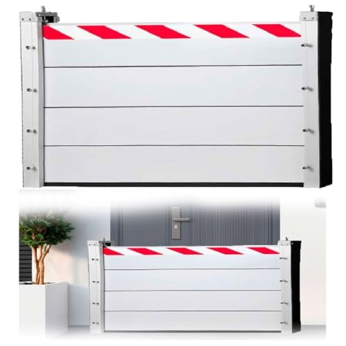Abnehmbare Hochwasserbarrieren Für Garagentor Keller Und Außenbereich 95 Cm Wiederverwendbare Temporäre Trennwand(Outside,95 * 100cm) von Generic