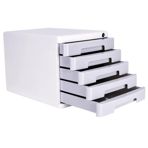 Abschließbarer Aktenschrank Mit 5 Fächern – A4-Dokumentenbox Mit Schlüssel Für Den Schreibtisch, Akten, Ordner Und Archivierung Im Homeoffice Abschließbarer Aktenschrank Mit 5 Fächern – A4-Dokumentenbox Mit Schlüssel Für Den Schreibtisch, Akten, Ordner Und Archivierung Im Homeoffice von Generic