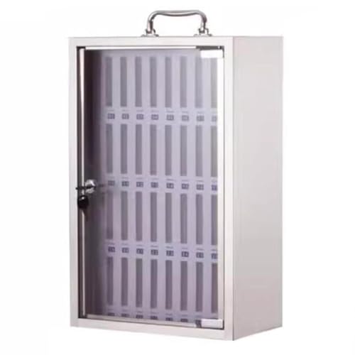 Abschließbarer Wand-Handy-Organizer – 12 Bis 60 Fächer Für Die Schreibtisch-Handyhalterung Mit Schlüssel Für Klassenzimmer, Büro, Schule Und Zuhause(36 Bits) von Generic