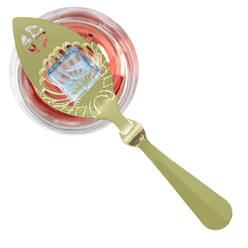 Absente Löffel - Absintlöffel Trinkfilterlöffel mit hohlem Design 304 Edelstahl Absintbrunnen Löffel Cocktailbar Glasschale Trinkfilter Küche | Bar Tool Absente Löffel - Absintlöffel Trinkfilterlöffel mit hohlem Design 304 Edelstahl Absintbrunnen Löffel Cocktailbar Glasschale Trinkfilter Küche | Bar Tool von Generic