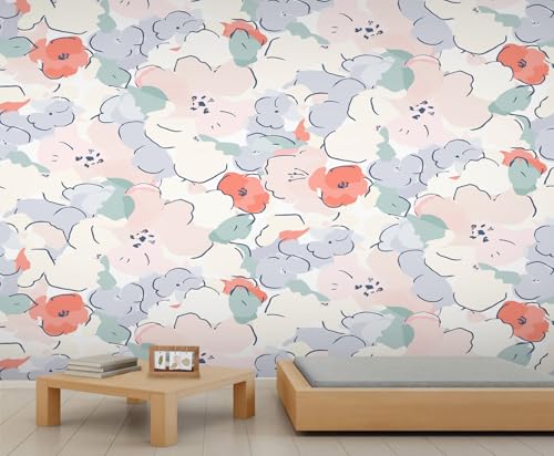 Abstrakte Blumen Tapeten Blätter Jungen Tapete Handgezeichnete Blumen Wandtapete Moderne Kunst Tapete für Kinderzimmer Schlafzimmer Wohnzimmer Sofa TV Hintergrund Großes Wandbild Poster 500X350cm Abstrakte Blumen Tapeten Blätter Jungen Tapete Handgezeichnete Blumen Wandtapete Moderne Kunst Tapete für Kinderzimmer Schlafzimmer Wohnzimmer Sofa TV Hintergrund Großes Wandbild Poster 500X350cm von Generic