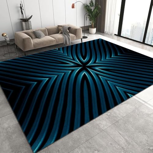 Abstrakte Gestreifte Textur Fußmatten 3D-Teppich Teppich Teppiche Wohnzimmer Fußmatte Plüsch Rutschfeste Stuhlmatte Badezimmer Teppich Bereich Teppich 160 X 230 Cm - Leicht Zu Reinigendes -38620120915 Abstrakte Gestreifte Textur Fußmatten 3D-Teppich Teppich Teppiche Wohnzimmer Fußmatte Plüsch Rutschfeste Stuhlmatte Badezimmer Teppich Bereich Teppich 160 X 230 Cm - Leicht Zu Reinigendes -38620120915 von Generic
