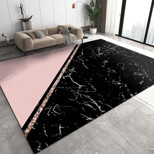 Abstrakte Marmorstruktur -Druck 3D-Teppich Für Wohnzimmer, Flanellteppich, 180 X 280 cm Schlafzimmerteppich, Badematte, Heim, Moderne Für Küche Flur Esszimmer Eingangsbereich -4658311190706 von Generic