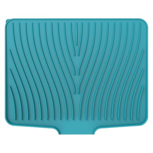 Abtropfmatte – Abtropfmatte für Küchentheke | Silikon-Geschirrtrockner Pad | Geschirrabtropfpad | Multifunktionales Küchenutensil | Hitzebeständiges Trockenpad für Töpfe, Pfannen und Besteck Abtropfmatte – Abtropfmatte für Küchentheke | Silikon-Geschirrtrockner Pad | Geschirrabtropfpad | Multifunktionales Küchenutensil | Hitzebeständiges Trockenpad für Töpfe, Pfannen und Besteck von Generic