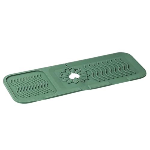 Abtropfmatte für Küchenspüle, Silikonabflussmatte für Küchenspüle, rutschfeste Matte für Wasserhahnabfluss Abtropfmatte für Küchenspüle, Silikonabflussmatte für Küchenspüle, rutschfeste Matte für Wasserhahnabfluss von Generic