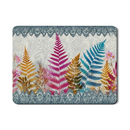 Abtropfmatte für Küchentheke, buntes Farn-Design, Vintage, botanisch, saugfähig, Gummi, Herbst-PU-Leder, Abtropfunterlage für Küche, Theke, Kaffee, Bar, Schutz, 45,7 x 61 cm Abtropfmatte für Küchentheke, buntes Farn-Design, Vintage, botanisch, saugfähig, Gummi, Herbst-PU-Leder, Abtropfunterlage für Küche, Theke, Kaffee, Bar, Schutz, 45,7 x 61 cm von Generic