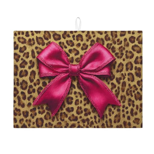 Abtropfmatte für Küchentheke, schickes Pfirsichbogen-Design, saugfähiges Abtropfgestell, Mikrofaser, Abtropfmatte für Küchentheke, 45,7 x 61 cm Abtropfmatte für Küchentheke, schickes Pfirsichbogen-Design, saugfähiges Abtropfgestell, Mikrofaser, Abtropfmatte für Küchentheke, 45,7 x 61 cm von Generic