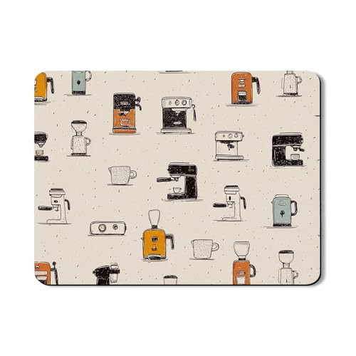 Abtropfmatte mit Kaffee-Motiv für Küchentheke, Retro-Stil, saugfähiges Gummi-Abtropfgestell, Herbst-Küchendekoration, Trockenunterlage für Kaffeebar, Schutz, 45,7 x 61 cm von Generic
