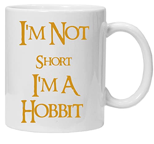 Acen „Hobbit“ Tasse aus Keramik, weiß, 311 ml von Generic