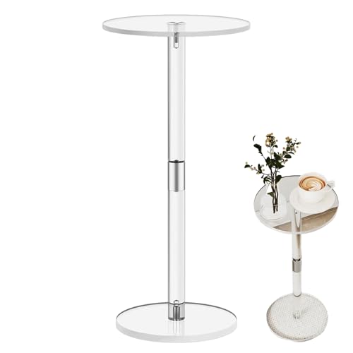 Acryl-Getränke-Tisch - Acryl-Getränktisch - klarer Acryl-Tisch für kleine Räume - Cocktails nach der Arbeit mit Freunden genießen oder ruhigen Tee beim Lesen, von Generic