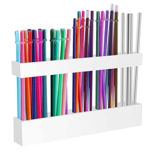 Acryl-Trinkhalm-Halter – Küchenzubehör, höhenverstellbarer Acryl-Strohhalm-Halter für Schrank, Theke, Schule, Klassenzimmer, drinnen Acryl-Trinkhalm-Halter – Küchenzubehör, höhenverstellbarer Acryl-Strohhalm-Halter für Schrank, Theke, Schule, Klassenzimmer, drinnen von Generic