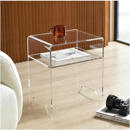 Acryl-nachttisch Grau, Moderner Minimalismus Und Luxus-nachttisch Mit Rollen Für Schlafzimmer Mit 1 Schubladen, Nordischer Nachttisch Einfacher Nachttisch, Transparent Color Without Drawer Acryl-nachttisch Grau, Moderner Minimalismus Und Luxus-nachttisch Mit Rollen Für Schlafzimmer Mit 1 Schubladen, Nordischer Nachttisch Einfacher Nachttisch, Transparent Color Without Drawer von Generic