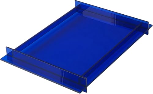 Acryl-serviertablett, Klare Dekorative Serviertabletts Für Küche Esszimmertisch Ottomane Waschtisch Arbeitsplatte Rund Orange 11,8 "x 11,8", Rectangle Blue, 15.7"x 10.2"x1.8"/40x26x4.5cm Acryl-serviertablett, Klare Dekorative Serviertabletts Für Küche Esszimmertisch Ottomane Waschtisch Arbeitsplatte Rund Orange 11,8 "x 11,8", Rectangle Blue, 15.7"x 10.2"x1.8"/40x26x4.5cm von Generic