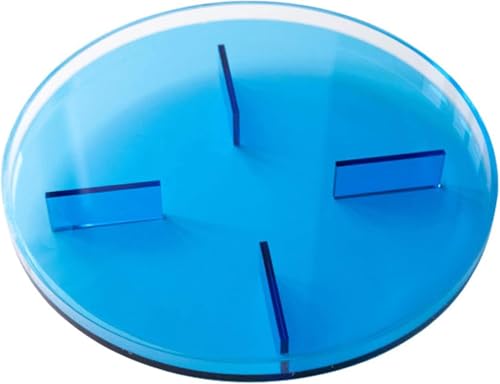 Acryl-serviertablett, Klare Dekorative Serviertabletts Für Küche Esszimmertisch Ottomane Waschtisch Arbeitsplatte Rund Orange 11,8 "x 11,8", Round Blue, 11.8"x 11.8"x2.0"/30x30x5cm Acryl-serviertablett, Klare Dekorative Serviertabletts Für Küche Esszimmertisch Ottomane Waschtisch Arbeitsplatte Rund Orange 11,8 "x 11,8", Round Blue, 11.8"x 11.8"x2.0"/30x30x5cm von Generic