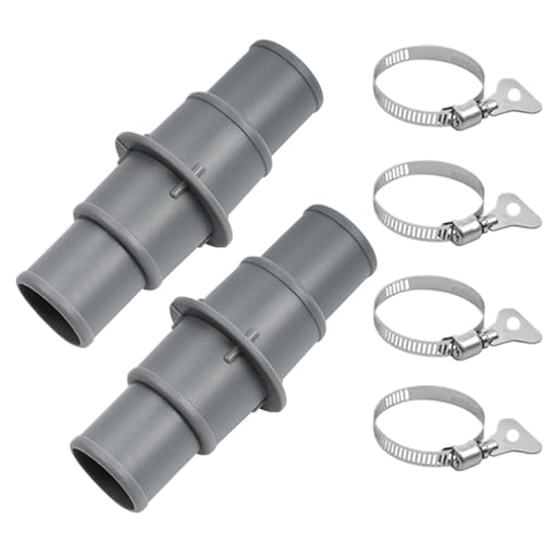 Adapter für Poolschlauch | Adapter für Schwimmbadschlauch abnehmbar - 2 Stück für Filter auf 32 mm oder 38 mm von Generic