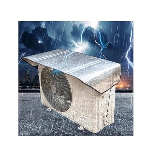 Air Conditioner Outdoor Unit Dust Cover Air Conditioner Top Cover No Cover Water Proof Heat Insulation Rain Shelter(110x45cm) von Generic