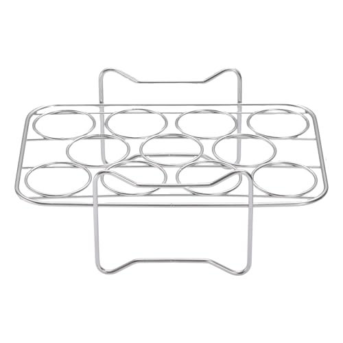 Air Egg Rack | Edelstahl Eierdampf-Rack - Robuste Hitzebeständige Spießständer Schwerer Schnellkocher-Dampfständer Für Kochfeld von Generic