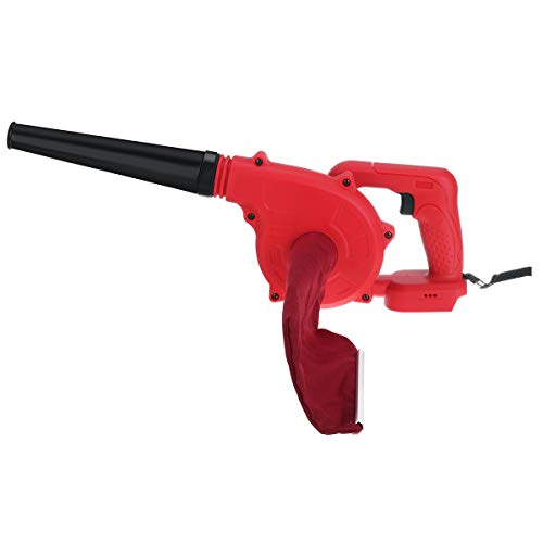 Akku-Laubbläser,Laubsauger Schnurlose elektrische Luftgebläse Handlaubsauger Amp;Saug-Computer-Staub-Kollektor-Reinigungsmittel-Werkzeug(Red) von Generic