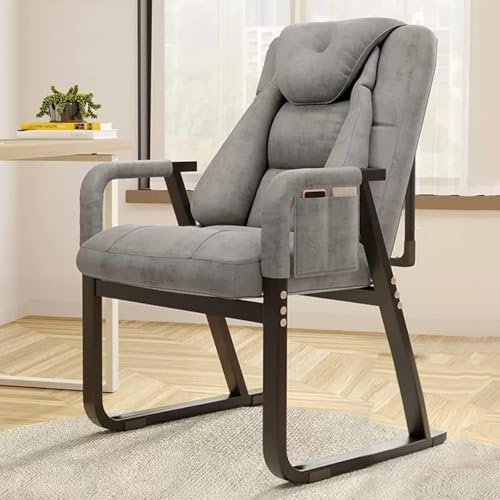 Akzentstuhl Mid Century Modern Stuhl Relaxsessel, Liegender Flacher Sofastuhl Gemütlicher Stuhl Für Schlafzimmer Kleine Räume Im Innenbereich, Lounge Sessel Schreibtisch Stuhl, Grey Akzentstuhl Mid Century Modern Stuhl Relaxsessel, Liegender Flacher Sofastuhl Gemütlicher Stuhl Für Schlafzimmer Kleine Räume Im Innenbereich, Lounge Sessel Schreibtisch Stuhl, Grey von Generic