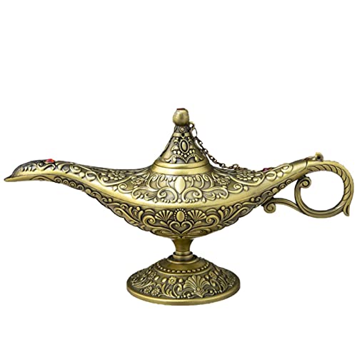 Aladdin Wunderlampe Ornament | Seltener Lampentopf für klassische arabische Kostüm-Requisiten zum Sammeln – keine echte Lampe. Dekoratives Geschenk für , Weihnachten, Geburtstag Aladdin Wunderlampe Ornament | Seltener Lampentopf für klassische arabische Kostüm-Requisiten zum Sammeln – keine echte Lampe. Dekoratives Geschenk für , Weihnachten, Geburtstag von Generic