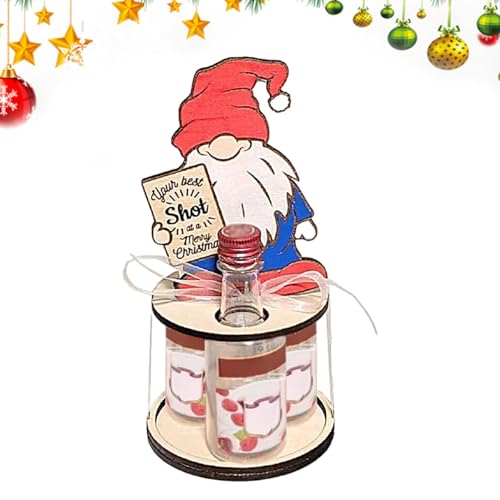 Alkohol-Flaschenhalter, Weihnachtsweinhalter | Weihnachtsdekoration, kreativer Alkoholhalter – Urlaubsbarutensilien, dekoratives Weinregal für Weihnachten, Getränkehalter von Generic