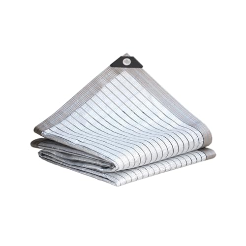 Aluminet-Schattentuch fürs Auto 75% Schattennetz für Den Garten mit Ösen 2x4.0m 3x3.0m 4x5.0m 5x5.0m Schattennetz für Haustiere Gewächshausabdeckung Terrassenpflanze Blume(2x7.0m=6.6'x23.0') von Generic