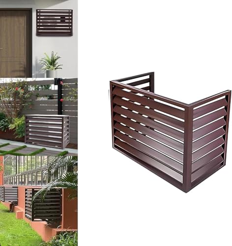 Aluminium Blumenständer, klimaanlage Abdeckung wärmepumpe 110 * 80 * 60cm verkleidung klimaanlage außengerät Zaun zum Verstecken der Klimaanlage, Infach zu install(Size:100*70*50(1.5P),Color:Braune A) Aluminium Blumenständer, klimaanlage Abdeckung wärmepumpe 110 * 80 * 60cm verkleidung klimaanlage außengerät Zaun zum Verstecken der Klimaanlage, Infach zu install(Size:100*70*50(1.5P),Color:Braune A) von Generic