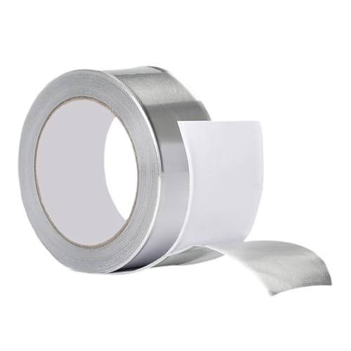 Aluminiumband für HVAC – wasserdichtes Aluminium-Klebeband zum Abdichten, Umwickeln von Rohren und Entlüftungen, industrielle Reparaturbänder für Metall, Klimaanlage, Wartung H Aluminiumband für HVAC – wasserdichtes Aluminium-Klebeband zum Abdichten, Umwickeln von Rohren und Entlüftungen, industrielle Reparaturbänder für Metall, Klimaanlage, Wartung H von Generic