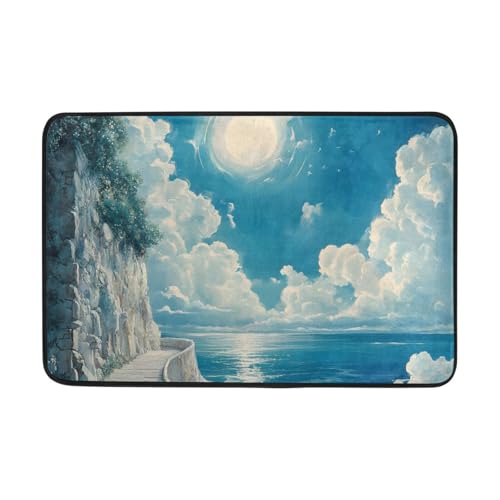 Am Meer Läufer Flur Robust Fußmatte Hochwertige Teppich Für Hauseingänge Außentüren Eingang 40 X 60Cm von Generic