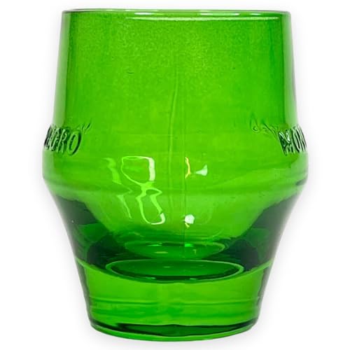 Amaro Montenegro Likör Schnaps Glas Grün 50ml Reliefdruck Selten Gläser Bar von Generic