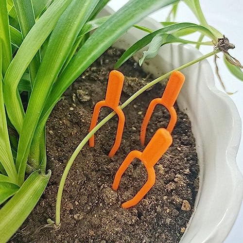 Anlage Stem Stolon Fixator 55mm 65mm Garten Erdbeere Befestigungs Leuchte Gabel Anlage Unterstützung Pflanzen Clamp Wassermelone T0i5 Clip von Generic