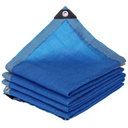 Anti-Aging Sonnenschutznetz UV-Beständiges Beschattungsnetz 85% Blau Markise Schattiernetz für Garten Pflanze Gewächshaus Scheune Außen Hof(2.0x18.0 m(6.6'x59')) von Generic