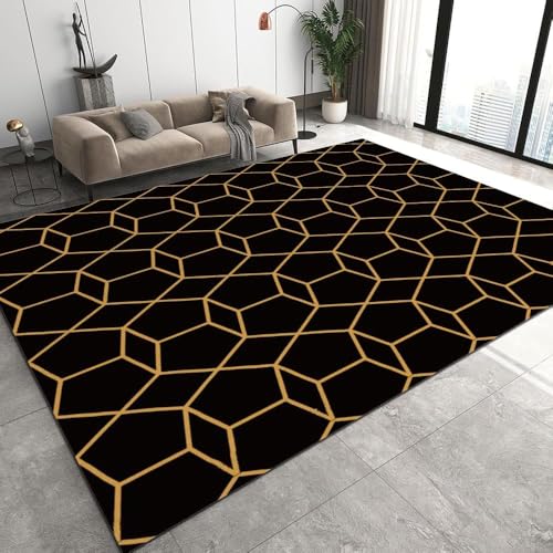 Anti-Rutsch-Teppich, 3D Druck Abstraktes Geometrisches Gitter Tischsets Schlafzimmerteppich E Fußmatten Haushaltsbereich Matte Haustierteppich 180 X 280 cm -79991011618 von Generic
