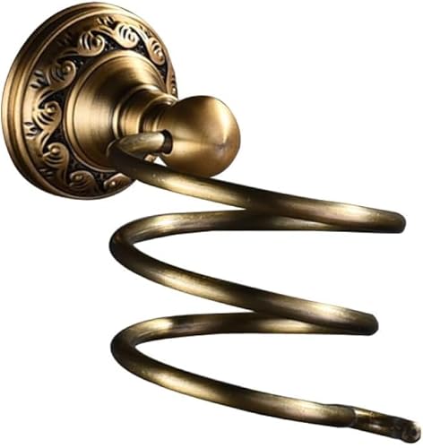 Antik Messing Aluminium Badzubehör Set Bademantel Haken Papierhalter Handtuchhalter Seifenkorb Badarmatur Toilettenpapierhalter, Hair Dryer Rack Antik Messing Aluminium Badzubehör Set Bademantel Haken Papierhalter Handtuchhalter Seifenkorb Badarmatur Toilettenpapierhalter, Hair Dryer Rack von Generic