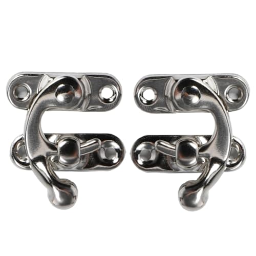 Antike Schließung - Retro Kastenverschluss, Kupferhakensperre | für Schmuck aus Holz von altmodischen Chips, Koffer von Hasp aus Metall, dekorativ, degl kassette von Generic