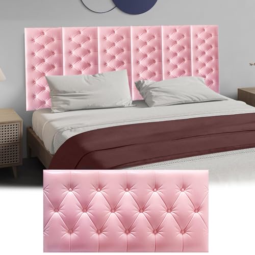 Antikollisions-Wandpolster, 3D-Gepolstertes Wandpaneel, Dekoratives Wandpaneel, Polsterplatte, Wanddekoration, Kopfteil Kissen 4PCS Antikollisions-Wandpolster, 3D-Gepolstertes Wandpaneel, Dekoratives Wandpaneel, Polsterplatte, Wanddekoration, Kopfteil Kissen 4PCS von Generic