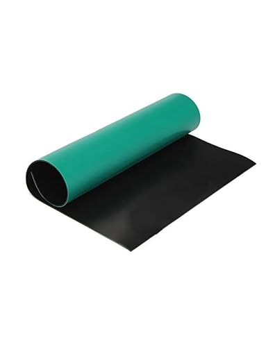Antistatische Matte, strapazierfähige, rutschfeste Gummi-Arbeitsplatzmatten for Löten, Erdungs-Schreibtischunterlage for empfindliche Elektronik, Lötkolben(120x240cm/47.2x94.4in) von Generic