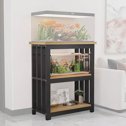 Aquaristik Ständer für Aquarien Reptilien-Terrarium-Fischständer, Ständermöbel, Fischständer, 10, 20, 30, 40 Gallonen, 3-stöckig, Heim-/Ständer, verstellbare Bretter, Metallrahmen, Regal, Ho Aquaristik Ständer für Aquarien Reptilien-Terrarium-Fischständer, Ständermöbel, Fischständer, 10, 20, 30, 40 Gallonen, 3-stöckig, Heim-/Ständer, verstellbare Bretter, Metallrahmen, Regal, Ho von Generic