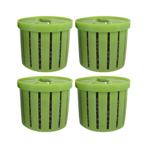 Aquarium Plant Cup-4-Pack-Hydroponic Fish Tank Pflanzer Mit Atmungsaktivem Design | Stabile Wasserpflanzentöpfe Für Teichgarten-Setup, Wand Montiertes Für Eckregal, Schreibtisch Oder Fensteranze Aquarium Plant Cup-4-Pack-Hydroponic Fish Tank Pflanzer Mit Atmungsaktivem Design | Stabile Wasserpflanzentöpfe Für Teichgarten-Setup, Wand Montiertes Für Eckregal, Schreibtisch Oder Fensteranze von Generic