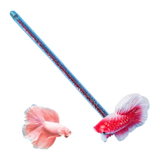 Aquarium-Trainingsstab, Simulations-Betta-Stick-Spielzeug, Simulations-Kampfta-Trainingsstab-Spielzeug, wunderschön gestaltetes Aquarium-Zubehör für kleine Aquarien und Aquarien Aquarium-Trainingsstab, Simulations-Betta-Stick-Spielzeug, Simulations-Kampfta-Trainingsstab-Spielzeug, wunderschön gestaltetes Aquarium-Zubehör für kleine Aquarien und Aquarien von Generic
