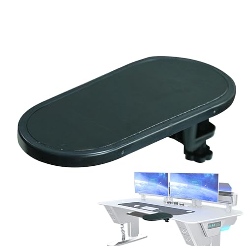 Armlehne für Schreibtisch – Schreibtisch-Armlehne | Ergonomischer Schreibtisch-Ellenbogenhalter und Armlehnen-Pad, drehbare Klemme, Schreibtisch-Handauflage, Armlehnenauflage für Tisch, Büro von Generic