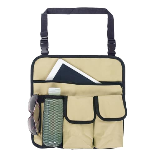 Armlehnen-Organizer für Strandstuhl, Camping-Sitztasche, Strandsitztasche, zum Aufhängen an den Seitenarmen | wasserdichte Aufbewahrungstasche für Snacks, Tasche von Generic