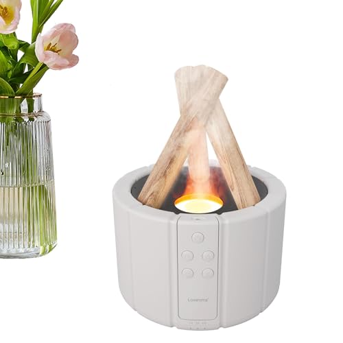 Aroma Diffuser, Flamme Luftbefeuchter für Schlafzimmer, Flammenluftbefeuchter | Multifunktionaler leiser Aromatherapie-Diffusor mit Umgebungslicht-Effekt für Aroma Diffuser, Flamme Luftbefeuchter für Schlafzimmer, Flammenluftbefeuchter | Multifunktionaler leiser Aromatherapie-Diffusor mit Umgebungslicht-Effekt für von Generic