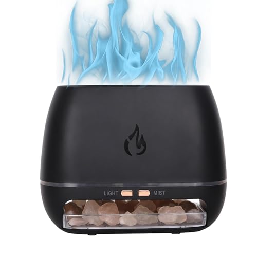 Aroma-Diffusor - Öldiffusor für Salzlampe | Zerstäuber Öl-Luftbefeuchter für Ultraschall-Aromatherapie, Salzlampe Mit Simuliertem Flammendiffusor 3 In 1, U-Diffusor Aroma-Diffusor - Öldiffusor für Salzlampe | Zerstäuber Öl-Luftbefeuchter für Ultraschall-Aromatherapie, Salzlampe Mit Simuliertem Flammendiffusor 3 In 1, U-Diffusor von Generic