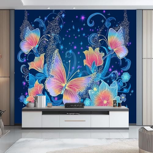 Art Fototapete Glitzerrosen Art Mauer VliesTapete 350 x 256 cm, Wandtapete Fantasy-Stil Wanddeko Wand Wohnzimmer Schlafzimmer Wohnung Wandbilder, Blau Art Fototapete Glitzerrosen Art Mauer VliesTapete 350 x 256 cm, Wandtapete Fantasy-Stil Wanddeko Wand Wohnzimmer Schlafzimmer Wohnung Wandbilder, Blau von Generic