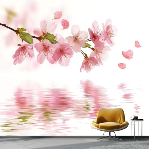 Art Fototapete Kirschblütenmuster Art Mauer VliesTapete 250 x 175 cm, Wandtapete Blumenstil Wanddeko Wand Wohnzimmer Schlafzimmer Wohnung Wandbilder, Rosa Art Fototapete Kirschblütenmuster Art Mauer VliesTapete 250 x 175 cm, Wandtapete Blumenstil Wanddeko Wand Wohnzimmer Schlafzimmer Wohnung Wandbilder, Rosa von Generic